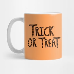 Trick or Treat Lettering, made by EndlessEmporium Mug